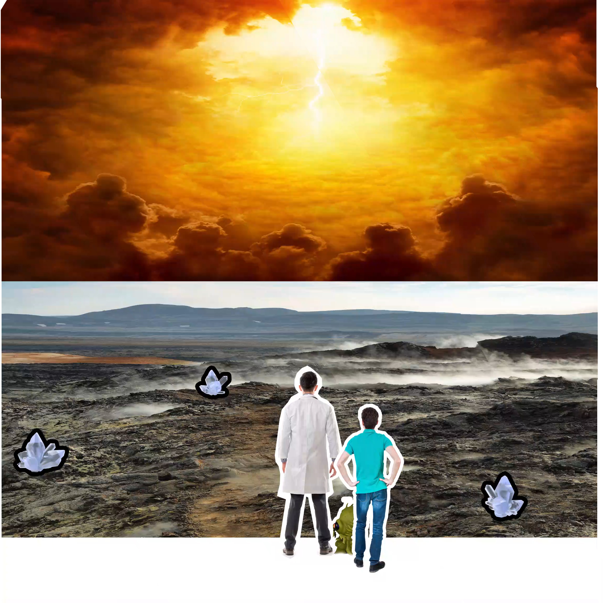 Rick & Morty, the original images before editing